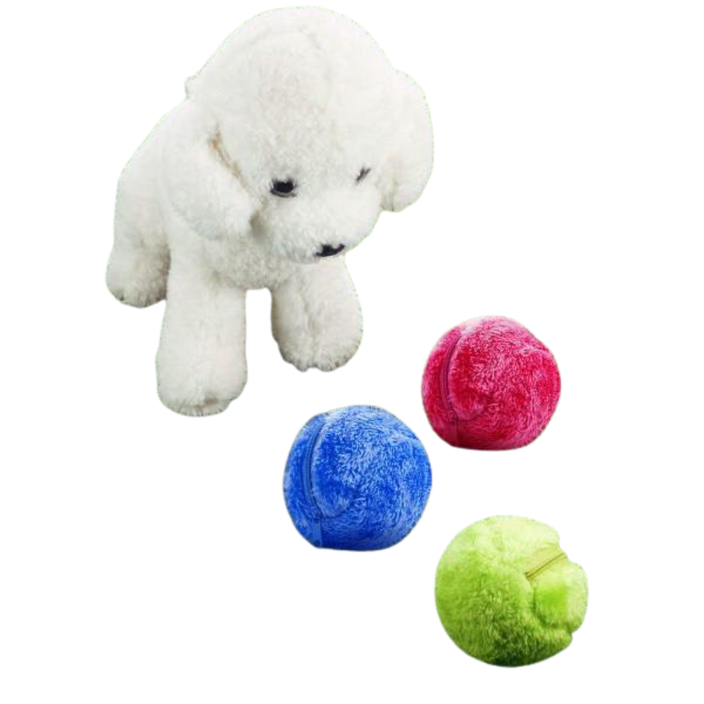 RolliPlay | Automatic Moving Dog Ball with 4 Color Ball Cover