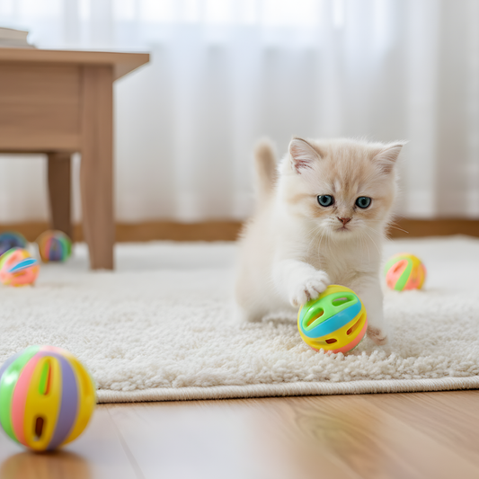 WhirlTide │ Colorful Cat Bell Ball Set
