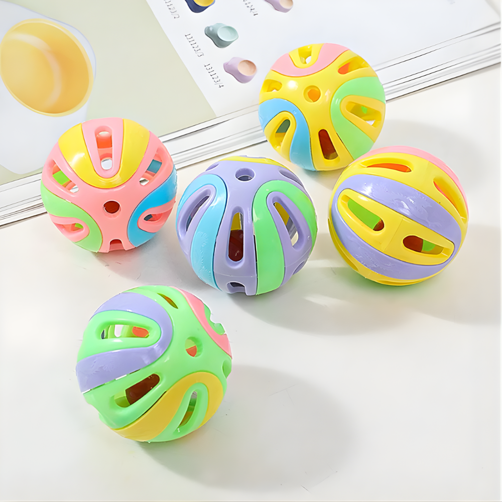 WhirlTide │ Colorful Cat Bell Ball Set