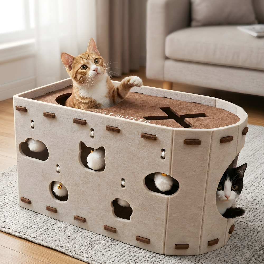 WhiskerHaven │ Multi Level Cat Hideout