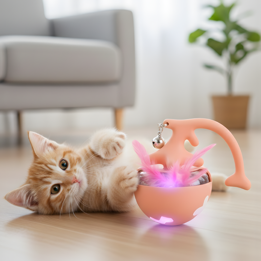 WhiskerOrbit │ Smart Rolling Cat Toy Ball