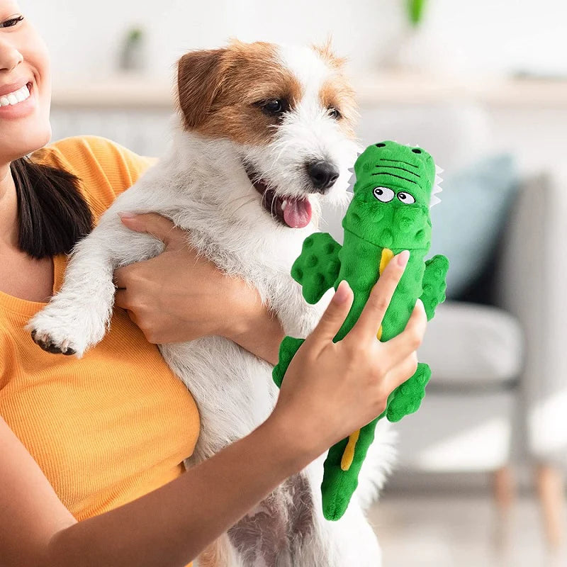SqueakyPlush | Crocodile Dog Toy